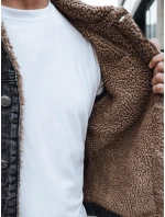 Pánska zateplená džínsová bunda čierna FashionStreet TX4725z