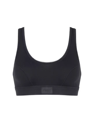 Dámske tričko Double Comfort - BLACK - black 0004 - SLOGGI Dámske tričko Double Comfort - BLACK - black 0004 - SLOGGI