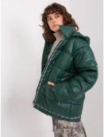 NM KR TR522 bunda.96P tmavo zelená