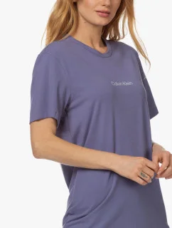 Dámske tričko Lounge QS6756E - VDD - Čučoriedková - Calvin Klein