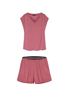 Mefemi Mix&Match Mila PDI1 Hladké pyžamové šortky S-2XL