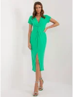 DHJ SK 17302K šaty.93 zelená
