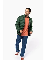 Kariban K 6120 Ľahká pánska prešívaná bunda 20.6120 červená