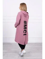 Tmavo ružová bunda s potlačou Tmavo ružová bunda s potlačou