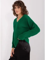 BA SW 8028 jumper.36P tmavo zelená