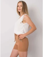 Šortky DHJ SN 13260.38P svetlo hnedá