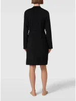 Krátky dámsky župan YI2122635 001 čierny - DKNY Krátky dámsky župan YI2122635 001 čierny - DKNY