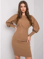 RV šaty SK 6079.65 svetlohnedé RV šaty SK 6079.65 svetlohnedé