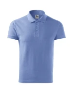 Bavlnená polokošeľa pánska nebesky modrá