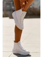 Wysokie Trampki Damskie Lee Cooper LCW-25-31-3461L Białe