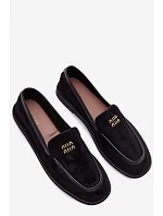 Dámské ploché mokasyny Vinceza Černé
