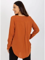 Blúzka D73761M10997C svetlo hnedá