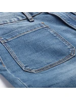 Dámske džínsy s vysokým pásom NAX NAX DAWEA dk.metal blue Dámske džínsy s vysokým pásom NAX NAX DAWEA dk.metal blue