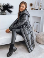 Dámsky kabát LINA black FashionStreet TY3109 Dámsky kabát LINA black FashionStreet TY3109