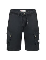 Geografické Nórsko Pakito DB 256 M SY1621H/GN-čierne šortky Geografické Nórsko Pakito DB 256 M SY1621H/GN-čierne šortky
