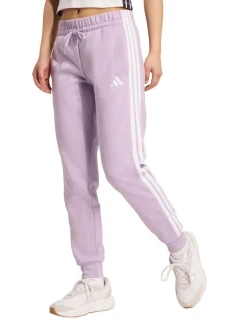 Dámske nohavice adidas Essentials 3-Stripes Fleece Slim Pants Pink JY3097 Dámske