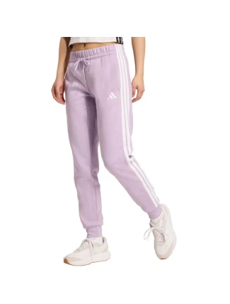 Dámske nohavice adidas Essentials 3-Stripes Fleece Slim Pants Pink JY3097 Dámske
