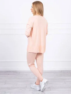 Súprava svetrov 3-dielna púdrovo ružová