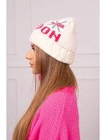 Dámska čiapka London K385 ecru