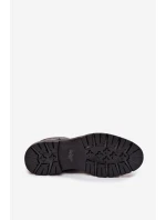 Kožené pánské kotníčkové boty Lee Cooper LCJ-25-33-3961 Černé