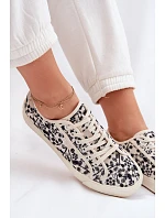 Dámske tenisky Light Beige Big Star TT274842 Dámske tenisky Light Beige Big Star TT274842