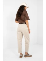 Šnúrové nohavice model 224053 Taliansko Moda