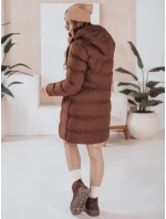 Dámska zimná bunda s kapucňou GABRIELLE hnedá FashionStreet TY4919
