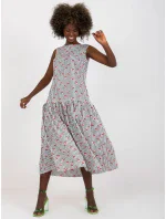 Šaty LK SK 506986 1.89 biela a čierna