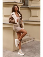 Trampki Damskie Wysokie Na Suwak Lemar Beżowe Katerin