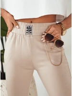 Dámske tepláky KAROT beige FashionStreet UY1811