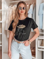 Dámske tričko s potlačou WOMANPOW black FashionStreet RY2807