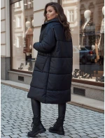 Płaszcz damski oversize NADIA pikowany czarny FashionStreet TY4542z Płaszcz damski oversize NADIA pikowany czarny FashionStreet TY4542z