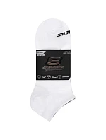 Skechers 3 ks unisex bez froté, neviditeľné ponožky S114041-107, biele, veľkosti 39–42