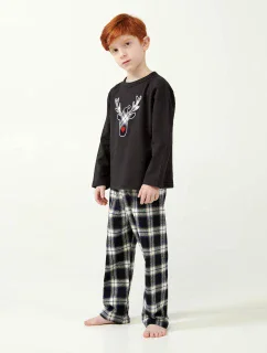 Vamp - Detské slávnostné flanelové pyžamo 21705 - Vamp