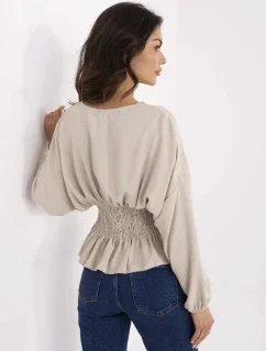 Blúzka D50021F11088A béžová