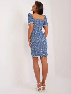 LK SK 509404 šaty.20 tmavomodrá