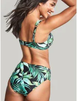 Dámska plavková podprsenka SW1642 Bali Full Cup Bikini Green with Leaves - Panache