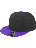 Result Headwear RC 082X 6-panelová čiapka s plochým šiltom 28.082X čierna/fialová Result Headwear RC 082X 6-panelová čiapka s plochým šiltom 28.082X čierna/fialová