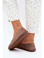 Dámske balerínky Barefoot Taupe Hollin Dámske balerínky Barefoot Taupe Hollin