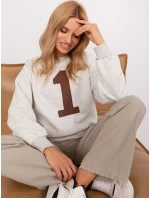 Mikina EM BL 617 9.11X svetlo šedá Mikina EM BL 617 9.11X svetlo šedá