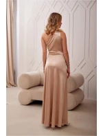 Večerné šaty SUK0461 zlaté - Roco Fashion