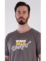 Pánska nočná košeľa s krátkym rukávom Beer weekend Pánska nočná košeľa s krátkym rukávom Beer weekend