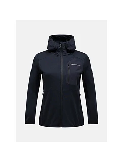 Dámska mikina PEAK PERFORMANCE W Utility Light Zip Hood, čierna