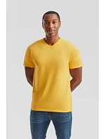 Fruit of the Loom Valueweight V-Neck T Tričko s výstrihom do V 16.1066 biele