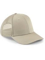 Beechfield B 646 6-panelová čiapka s kšiltom „Urbanwear Trucker“ 53.0646 warm sand