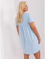RV SK 8768 šaty.17P svetlo modrá