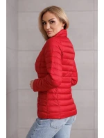 Červená dámska bunda so stojačikom (16M9111-270) - Goodlooking