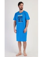 Pánska nočná košeľa s krátkym rukávom California