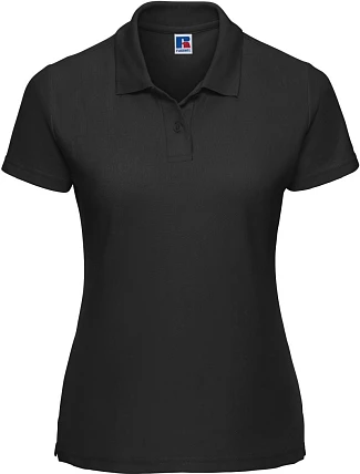 Russell Athletic 539F Dámske polo tričko z piké 10.539F čierne Russell Athletic 539F Dámske polo tričko z piké 10.539F čierne