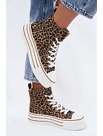 Dámske tenisky na vysokej platforme s leopardím vzorom Wildrose Dámske tenisky na vysokej platforme s leopardím vzorom Wildrose